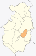 Map of Peshtera municipality (Pazardzhik Province)